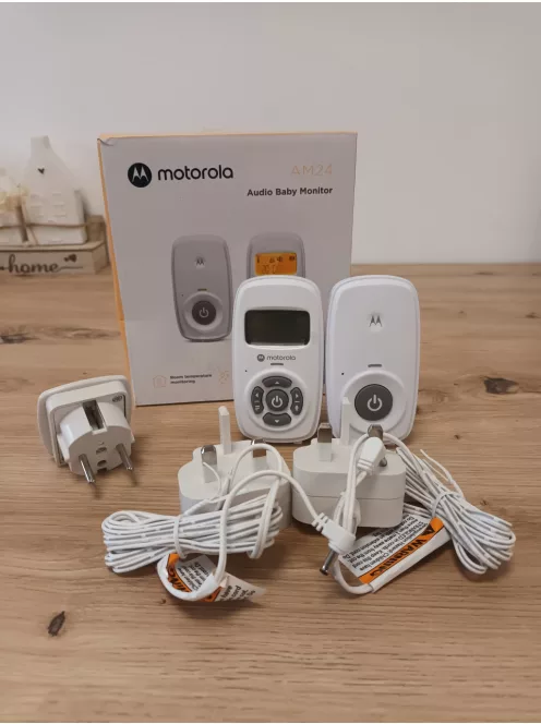 Motorola AM24 LCD kijelzős kétirányú bébiőr, OUTLET termék