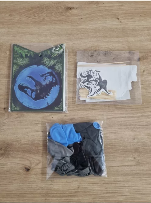 HGSHUO Dinoszaurus születésnapi dekor szett, OUTLET termék