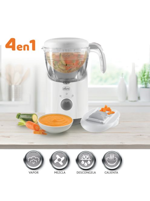 Chicco Easy Meal Cuocipappa 4 az 1-ben ételkészítő, OUTLET termék