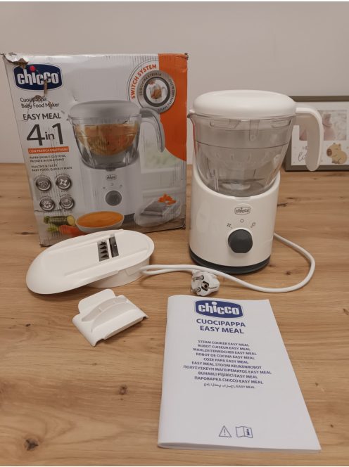 Chicco Easy Meal Cuocipappa 4 az 1-ben ételkészítő, OUTLET termék