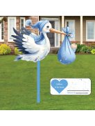 Shengruili Gólyás babaváró ajándék dekor, OUTLET termék