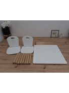 Kesper fa gyerekbútor szett- 2 szék asztallal, OUTLET termék