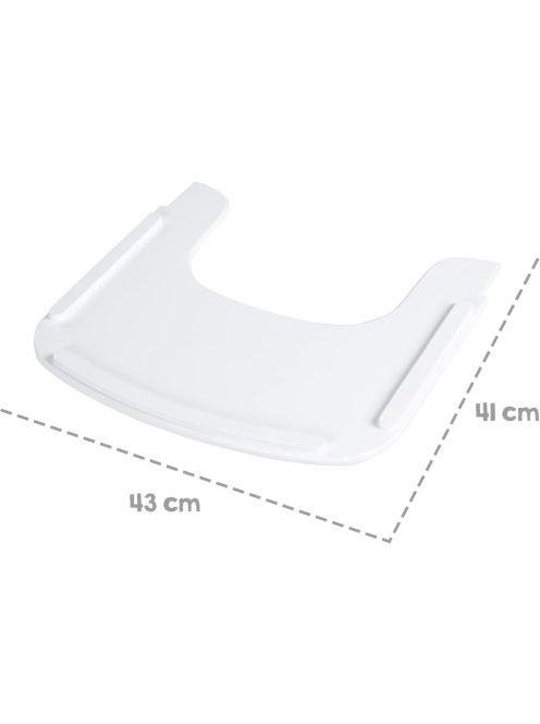 Roba Sit up Flex etetőszék tálca-fehér, OUTLET termék