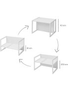 Roba Country 2 az 1-ben pad és asztal fából ,OUTLET termék