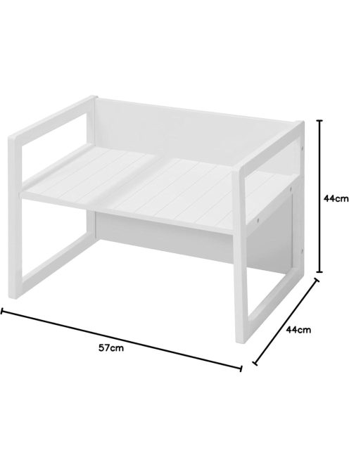Roba Country 2 az 1-ben pad és asztal fából ,OUTLET termék