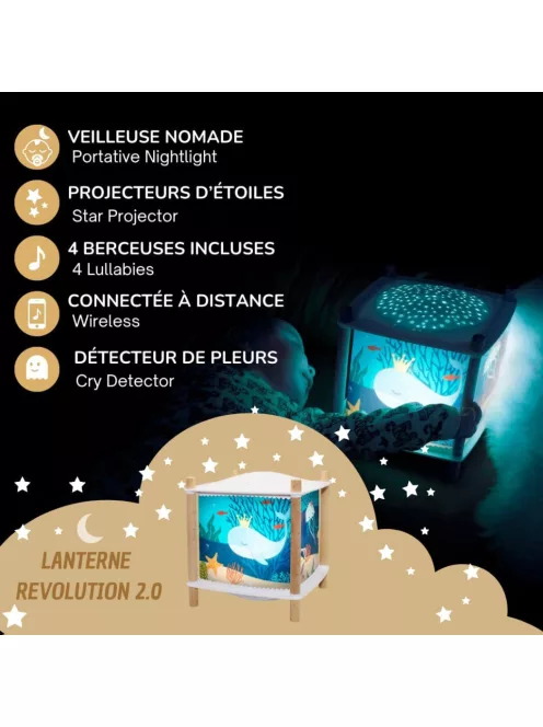 Trousselier Lantern Revolution 2.0 Óceános projektoros éjjeli fény, OUTLET termék