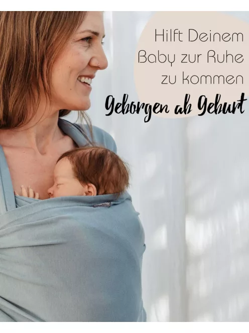 Hoppediz rugalmas biopamut hordozókendő 2-9kg, OUTLET termék
