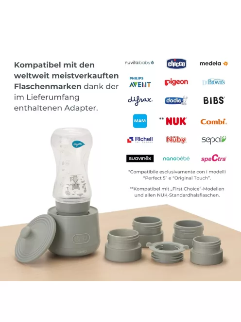 Nuvita 1162 Warm'n'Go hordozható cumisüveg melegítő, OUTLET termék