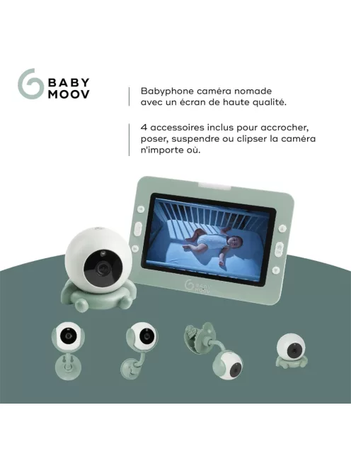 Babymoov Yoo Go+ HD kamerás bébiőr, OUTLET termék