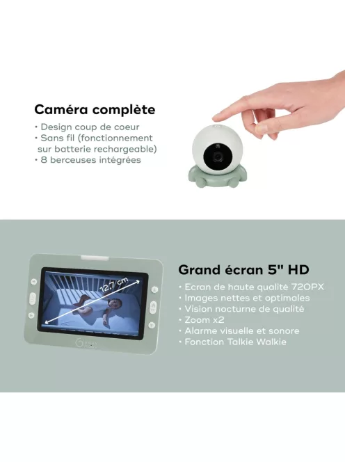 Babymoov Yoo Go+ HD kamerás bébiőr, OUTLET termék
