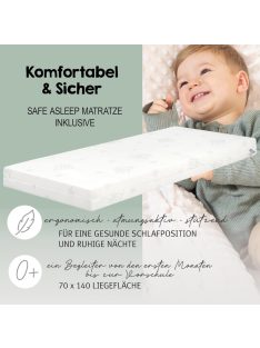 Roba fa kiságy 70x140 cm, OUTLET termék