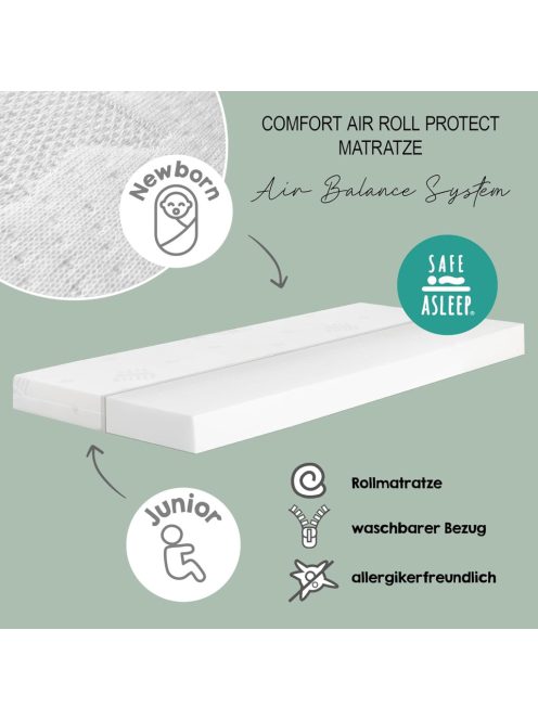 Roba fa kiságy 70x140 cm, OUTLET termék