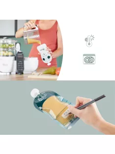   Babymoov ISY 150 ml-es újrafelhasználható tasak készlet, 15 db-os készlet, OUTLET termék