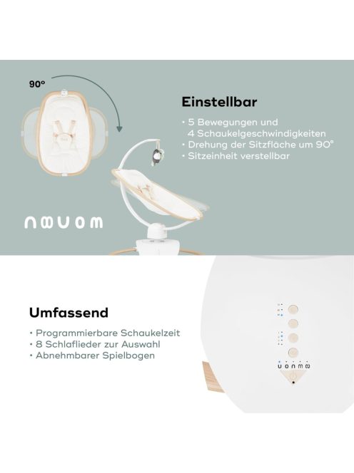 Babymoov Swoon Hoop Sand elektromos pihenőszék, OUTLET termék