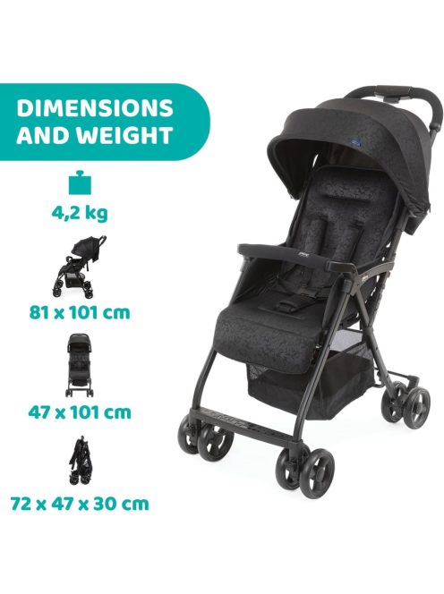 Chicco Ohlala  Black babakocsi- Outlet termék 