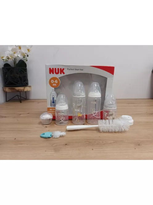 Nuk Perfect Start First Choice+ cumisüveg készlet, 0-6hó, OUTLET termék