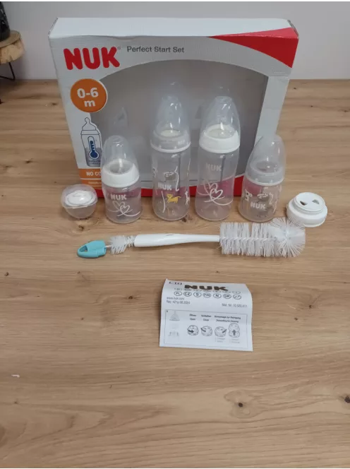 Nuk Perfect Start First Choice+ cumisüveg készlet, 0-6hó, OUTLET termék