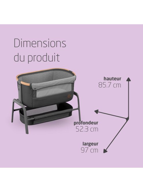 Maxi-Cosi Iora babaöböl-Essential Graphite, OUTLET termék