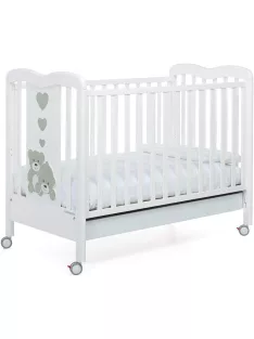   Foppapedretti Tenerorso 131x73cm-es fa kiságy állítható oldalakkal, OUTLET termék