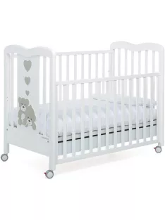   Foppapedretti Tenerorso 131x73cm-es fa kiságy állítható oldalakkal, OUTLET termék