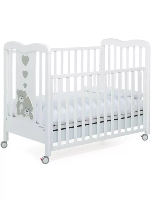 Foppapedretti Tenerorso 131x73cm-es fa kiságy állítható oldalakkal, OUTLET termék