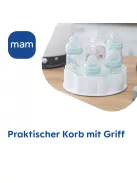 MAM elektromos gőzsterilizáló cumisüvegekhez, OUTLET termék