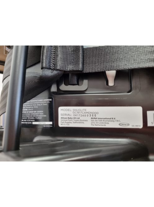 Graco Snuglite i-Size 40-75cm babahordozó, OUTLET termék