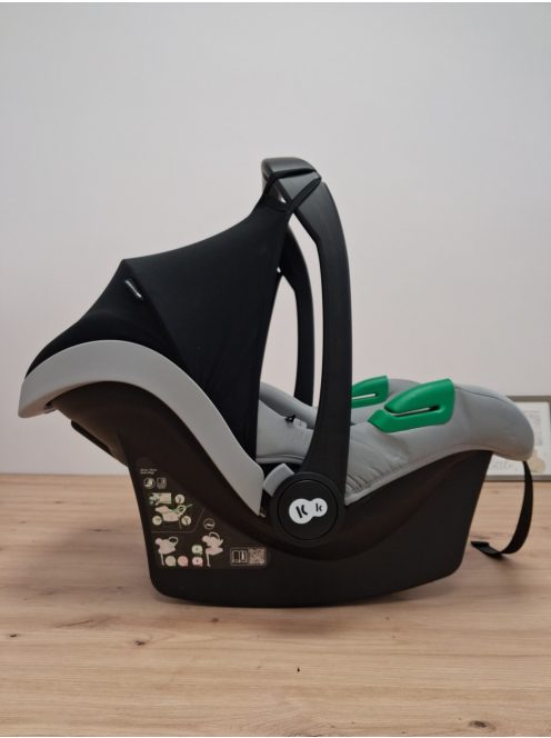 Kinderkraft Moov 2 AIR 3in1 multifunkciós Babakocsi Mink Pro i-Size hordozóval. OUTLET termék