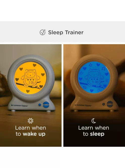 Tommee Tippee alvástréner ébresztőóra és éjjeli fény, OUTLET termék