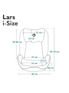  LIONELO LARS i-Size gyerekülés 100-150 cm-green turquoise, OUTLET termék
