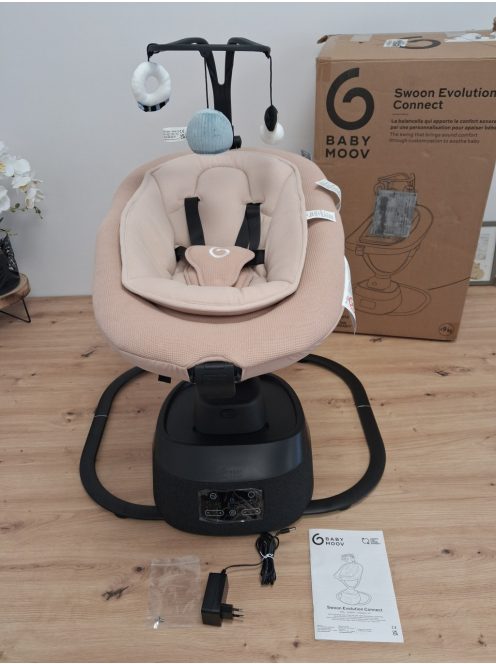 Babymoov Swoon Evolution Connect Mocca elektromos pihenőszék, OUTLET termék