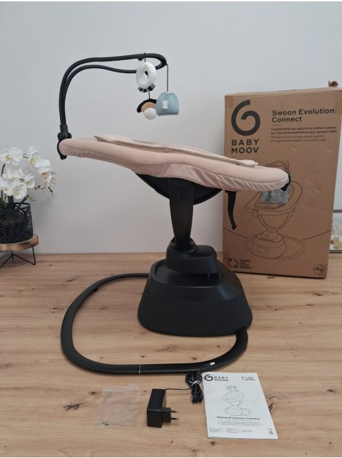 Babymoov Swoon Evolution Connect Mocca elektromos pihenőszék, OUTLET termék