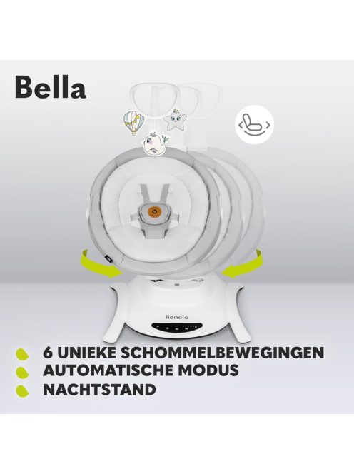 Lionelo Bella 360° elektromos pihenőszék, OUTLET termék