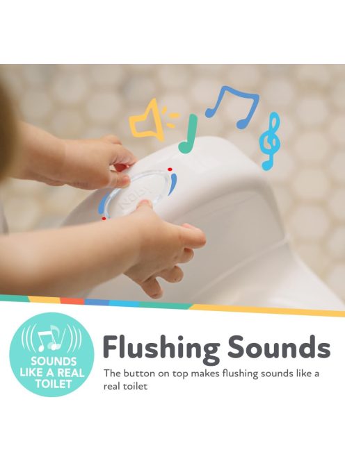 Nuby Dr. Talbot's – My Real Potty bili, öblítőhanggal gyerek WC OUTLET termék