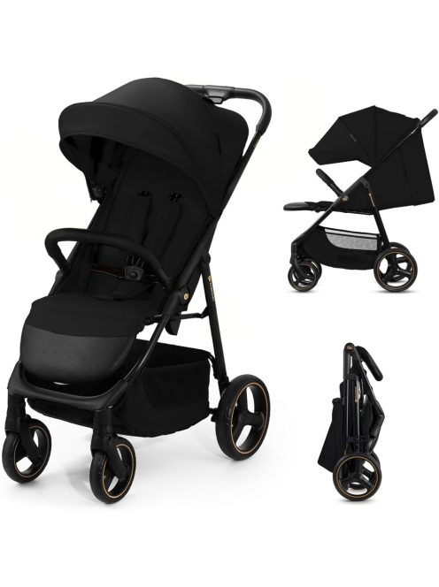 Kinderkraft TRIG 3 babakocsi 0-22 kg -ig- fekete OUTLET termék