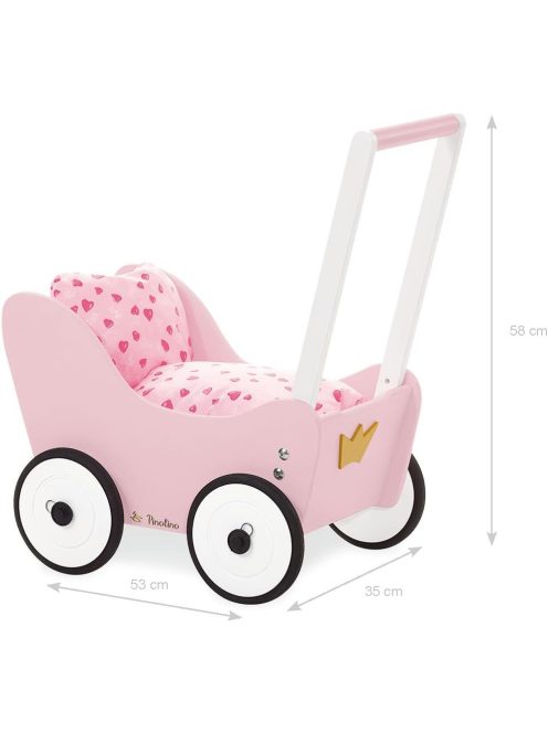 Pinolino Princess Lea fa babakocsi pink, OUTLET termék