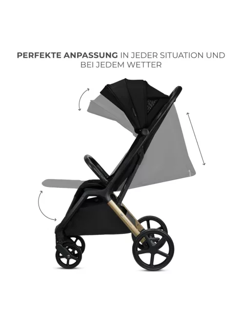 Kinderkraft Loom babakocsi-fekete, OUTLET termék