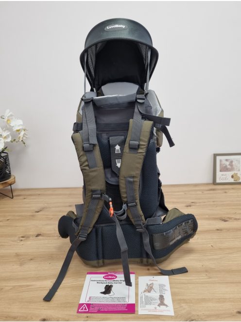 Luvdbaby babahordozó hátizsák túrázáshoz, OUTLET termék