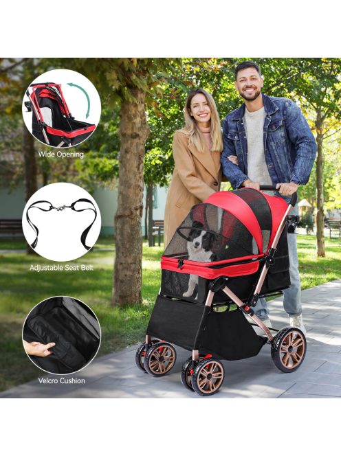 Yitahome összecsukható babakocsi kisállatoknak, OUTLET termék