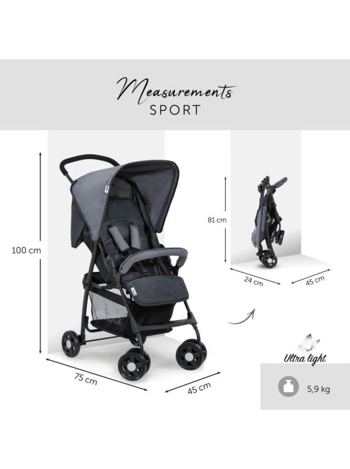 Hauck Buggy Sport kompakt babakocsi. OUTLET termék