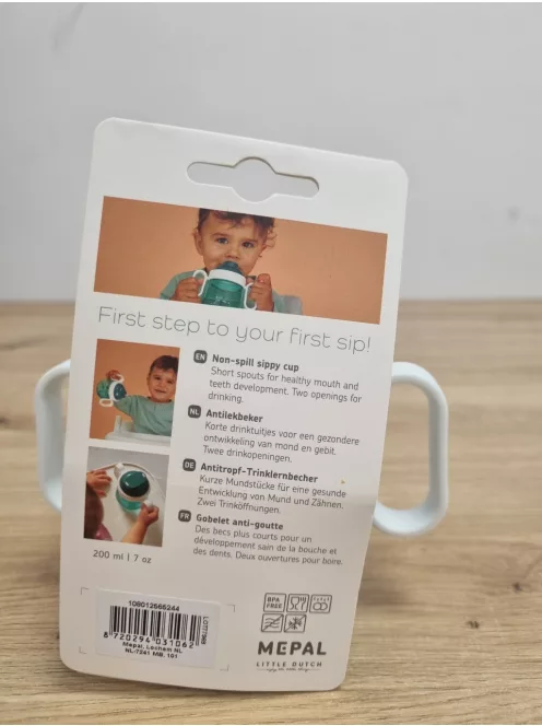 Mepal-Little Dutch MIO 2.0 csöpögésmentes 200ml itatópohár, OUTLET termék