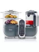 Babymoov Nutribaby Plus turmix és páróló bébiétel-készítő - szürke, OUTLET termék