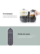 Babymoov Nutribaby Plus turmix és páróló bébiétel-készítő - szürke, OUTLET termék