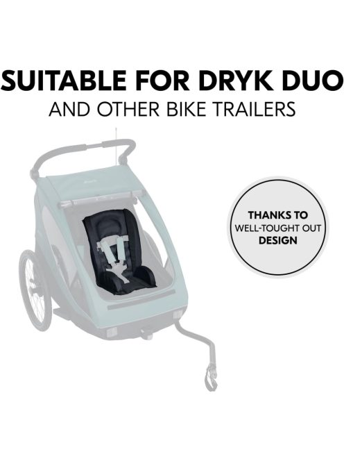 Hauck ülésszűkítő Dryk Duo Plus és Bike N Walk Duo kerékpár utánfutóhoz, OUTLET termék