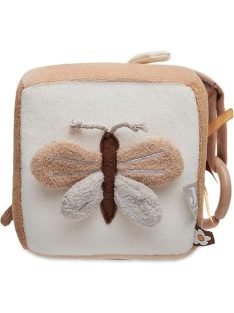 Jollein kocka alakű plüss csörgő, OUTLET termék