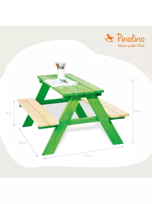 Pinolino kerti pad, 90 x 79 x 50 cm, OUTLET termék