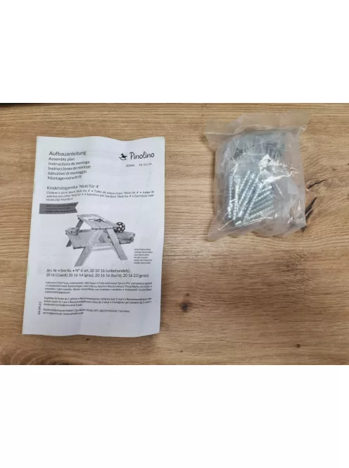Pinolino kerti pad, 90 x 79 x 50 cm, OUTLET termék