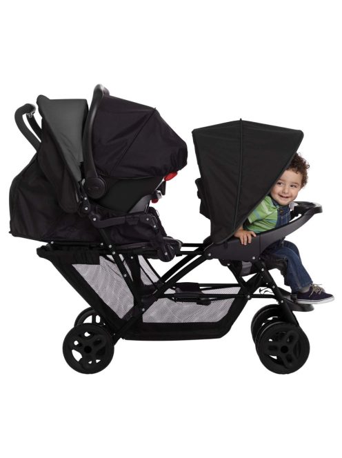 GRACO Stadium Duo testvér babakocsi Titanium. OUTLET termék.