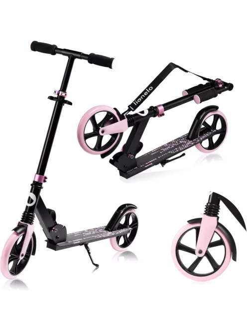 Lionelo Luca roller 100kg-ig fekete-rózsaszín, OUTLET termék 