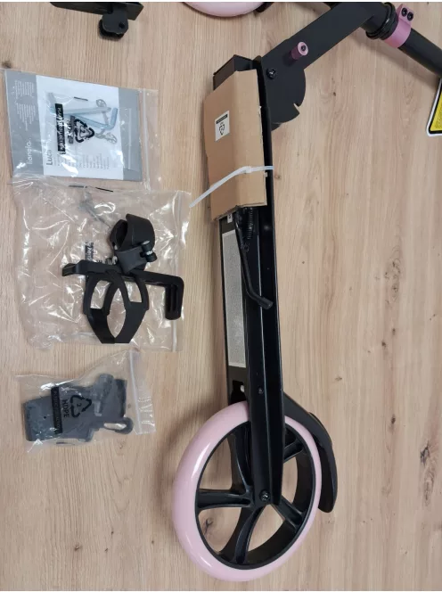 Lionelo Luca roller 100kg-ig fekete-rózsaszín, OUTLET termék 
